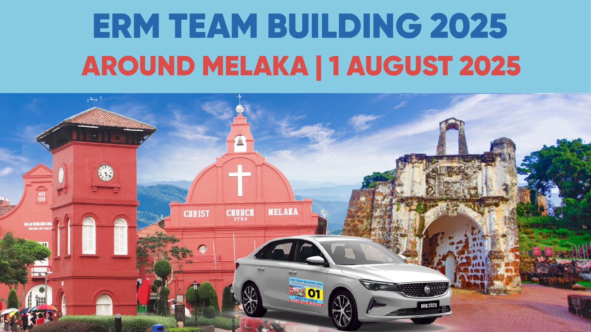 ERM Team Building 2025 Around Melaka